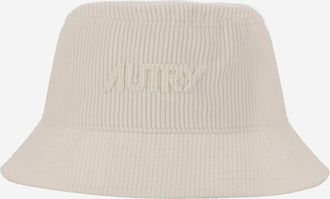 Autry Velvet Bucket Hat With Logo