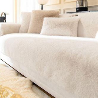 Elle Cojines Suaves De Invierno Para Sof&aacute;, Aptos Para Todo Tipo De Fundas De Sof&aacute;, Color Beige, 70x180cm
