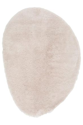 AFK Living Alfombra shaggy ultra suave efecto lana beige 160 x 230 cm