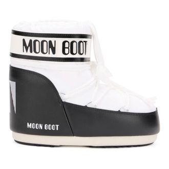Moon Boot Moon Boot, Winter Boots, female, White, Size: 15 US Icon Low Nylon Boot