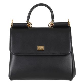Dolce & Gabbana Dames, Tassen, Zwart, Maat: ONE Size Leer