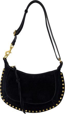 Isabel Marant Crescent-Shaped Calfskin Leather Shoulder Bag