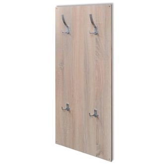 Berkfield Home Oak & White 3-in-1 Wooden Shoe Cabinet Set in Brown