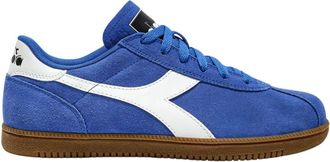 Diadora Leren Casual Sneaker - Heren - Sneakers - Blauw - 42 EU - Leer - Schoenen