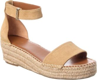 Franco Sarto Pela Sandstone Suede & Canvas Sandal