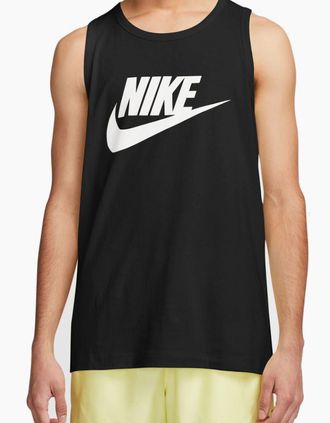 Nike Mens Nike Mens Swoosh Big Logo Vest/Tank Top Black - Size: 42