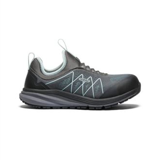Keen Womens Vista Energy Composite Safety Toe Work Sneakers In Gray
