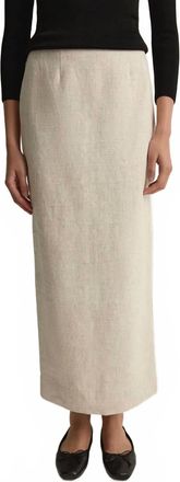 Poss&eacute; Emma Pencil Skirt In Natural