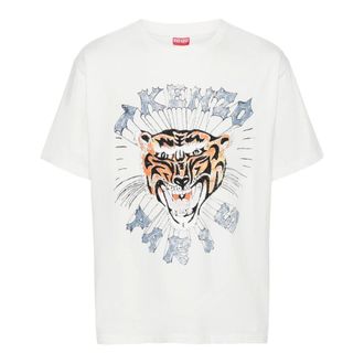 Kenzo Tiger Head Cotton T-shirt