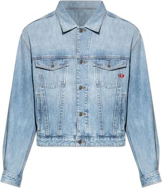 Diesel D-Ranger Denim Jacket - unisex - Spijkerjassen - Blauw - XL - Denim - Jassen