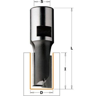 CMT 170.180.11 Fraiseur Para &Eacute;lectro - D&eacute;coupeurs Z2+1 Hw S=m12x1 D=18x25x60 Dx