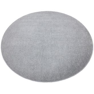 RugsX Rugsx - Modern washing carpet latio 71351060 circle silver grey round 160 cm