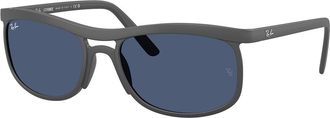 Ray-Ban RB4452 601780 Mens Sunglasses Grey Size 56