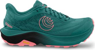 Topo Athletic Womens Ultraventure 4 Trail Running Shoes In Dark Teal/pink