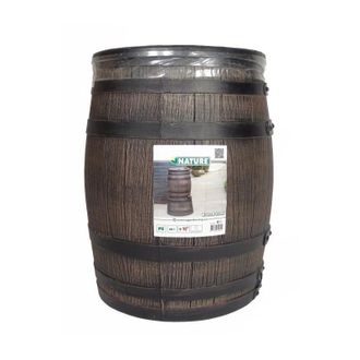 Nature Recogedor De Agua En Forma De Barril En Pe Rotomoldeado - 50 Litros - Accesorios Incluidos