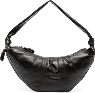 Christophe Lemaire Large Croissant Bag In Leather