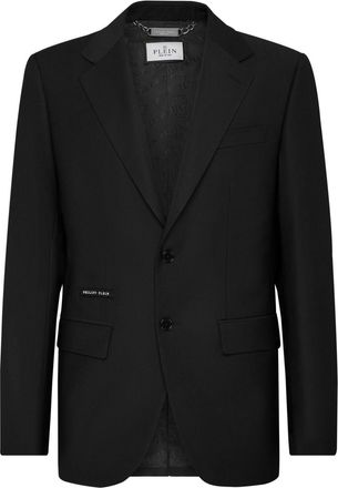 Philipp Plein wool blazer - men - Viscose/Acetate/Elastane/Polyester/Virgin Wool - 50 - Black
