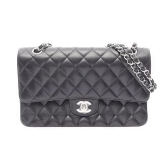 Chanel Pre-owned Vintage Schoudertas - Dames - Pre-owned - Zwart - Maat: ONE Size Leer