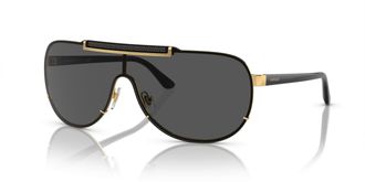 Versace Dark Grey Shield Mens Sunglasses VE2140 100287 140