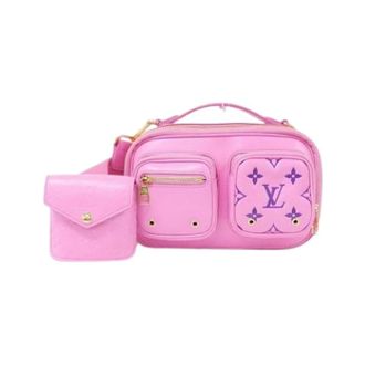 Louis Vuitton Tweedehands leren Louis Vuitton tassen - Dames - Pre-owned - Roze - Maat: ONE Size Leer
