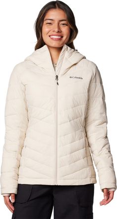 Columbia Womens Joy Peak Ii Hooded Jacket, Dark Stone, M