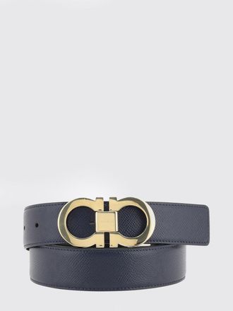 Ferragamo Cintura in pelle di vitello a grana Gancini Ferragamo