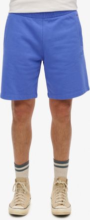 Superdry Jerseyhose SUPERDRY SD-ESSENTIAL LOGO JERSEY SHORT UB, Herren, Gr. L, N-Gr, blau (chambray blau), Jersey, Obermaterial: 80% Baumwolle, 20% Polyester, 