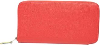 Herm&egrave;s Pre-owned Zip Around Wallet - - Pre-owned - Donna - Rosso - ONE SIZE