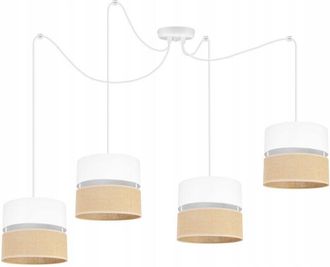 OEM L&aacute;mpara De Techo Colgante Spider, Pantalla 20 Cm Blanca