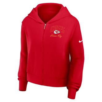 Nike Kansas City Chiefs Primetime Nike Womens NFL Full-Zip Hoodie in Red | 035D65N7G-VM3