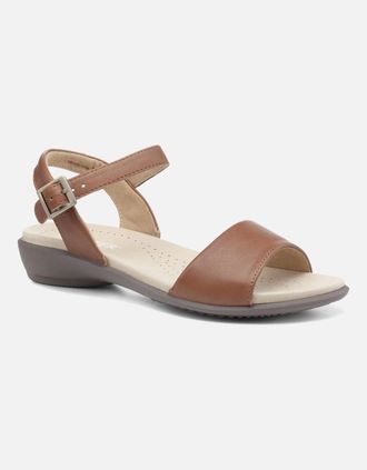 Hotter Womens Tropic Womens Wide Fit Sandals - Brown - Size: 6.5