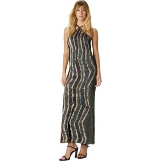Missoni Long Dress With Wave Pattern in Brown at Nordstrom, Size 44 It