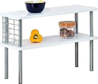 KESPER Estanter&iacute;a De Cocina Blanca Con Dos Niveles