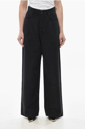 Balenciaga Cotton Palazzo Jeans With 29cm Belt Loops size Xs
