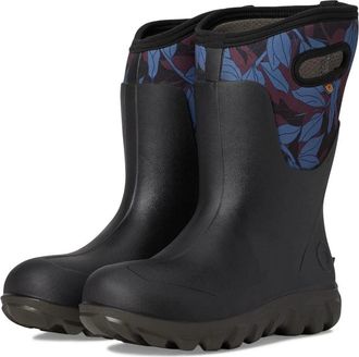 Bogs Classic Seamless Mid Rain Boots Womens Black Waterproof ZOGG3611