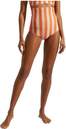 La DoubleJ Omkeerbare Zwembroekjes - Dames - Bikinis - Oranje - XS - Badmode