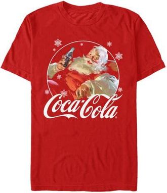Coca Cola Ware Mens Coca Cola Santa Snow Cola Graphic T-Shirt in Red at Nordstrom, Size Xx-Large