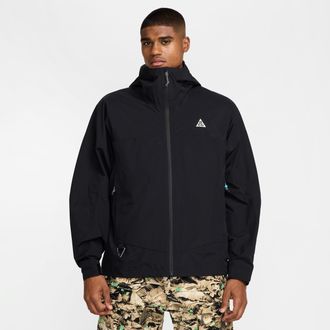 Nike Mens Nike ACG Morpho Storm-FIT ADV Rain Jacket in Black | HJ2687-010