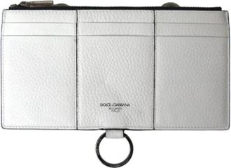 Dolce & Gabbana Tweedehands leren portemonnees - Dames - Vintage Accessoires - Wit - ONE Size - Leer - Vintage