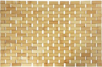 MegaChef Wood 16.25 x 24.5 Inch Rectangle Bathroom Mat in Bamboo at Nordstrom