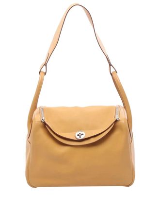 Herm&egrave;s 2016 Swift Lindy 30 shoulder bag - women - Calf Leather - One Size - Brown