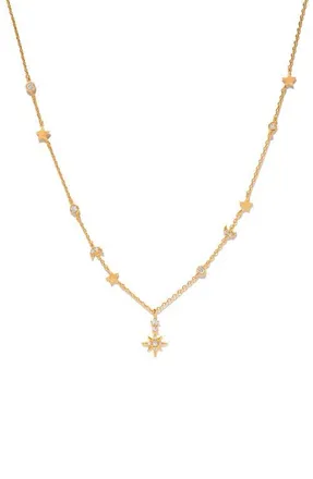 Girls Crew Starbeam Necklace in Gold at Nordstrom