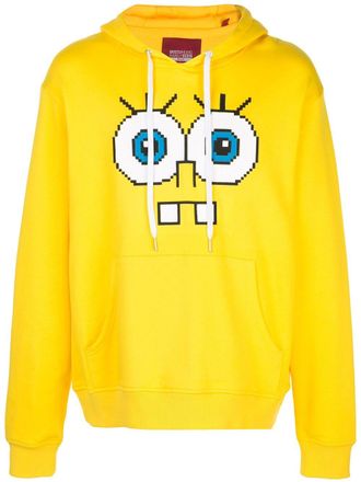 Mostly Heard Rarely Seen Snaggle Teeth motif hoodie - men - Cotton - L - Yellow