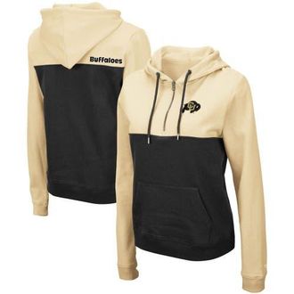 Colosseum Womens Colosseum Gold/Black Colorado Buffaloes Aidan Lightweight Half-Zip Hoodie at Nordstrom, Size Xx-Large