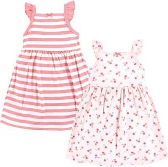 Hudson Baby 2Pk Sleeveless Dress in Cherry Sweet at Nordstrom, Size 3-6M