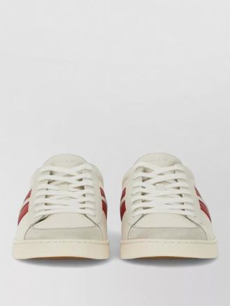 Bally tyger logo sneaker contrast stripe sole