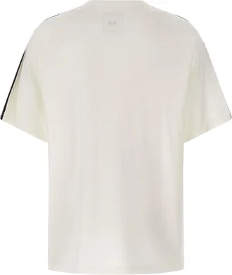 Yohji Yamamoto 3-Stripe Tape Detail T-Shirt - White