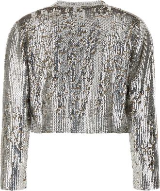Dsquared2 Womens Over Cardigan Silver Wool Polyester