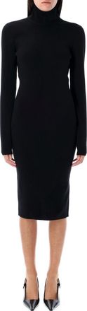 Givenchy Black Tied Midi Dress
