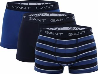 GANT Heren Boxershorts met Multi Stripe (Set van 3) (Blauw)